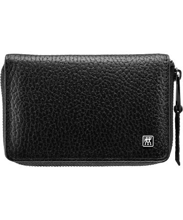 ZWILLING Premium Black Edition 4 Piece Genuine Leather Snap Closure Travel Set with Nail Clippers and Cuticle Cutter - Buy Online on GoSupps.com