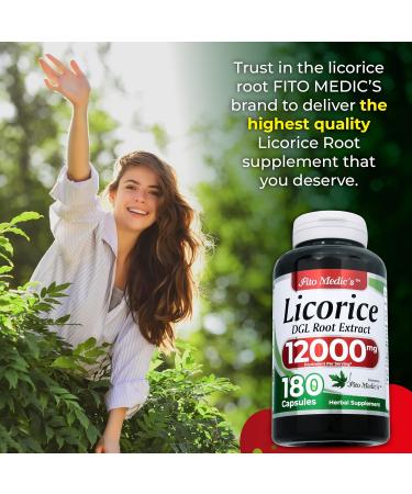 FITO MEDIC'S Lab | Licorice Root |180 Capsules |Licorice Root Extract | Ultra high Absorption. - Buy Online on GoSupps.com