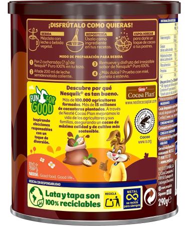  Nesquik NESTL NESQUIK Intense 100% Soluble Cocoa 290g Box - Buy Online on GoSupps.com