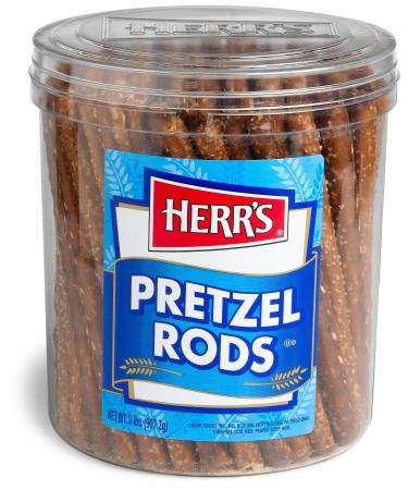 Herr's Pretzel Rods, 28-Ounce Tubs (Pack of 2) Rods 28-Ounce Tubs (Pack of 2)