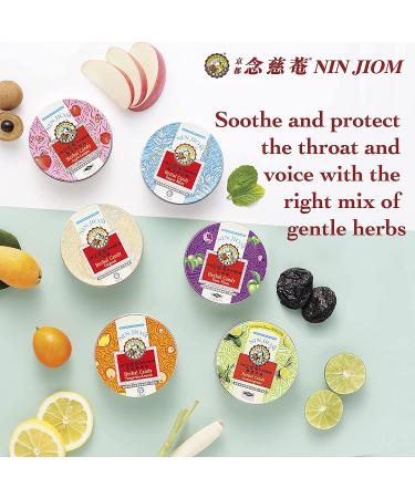 Nin Jiom Herbal Candy Lemongrass 2.11 oz - Natural Relief & Refreshing Taste - Buy Online on GoSupps.com