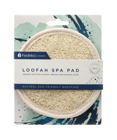 Hydr a London Organic Egyptian Loofah Luxury Exfoliating Body Pad Natural Quality Spa Bodycare For Bath Shower