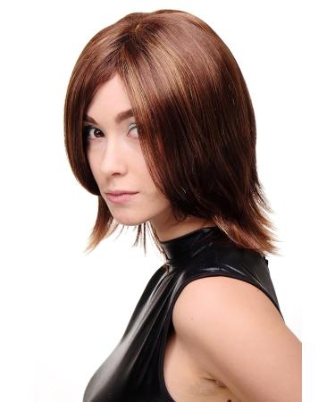 WIG ME UP Sexy Medium Length Brown Blonde Streaked Wig for Women - GFW1867-33H27C | International Shipping Available - Buy Online on GoSupps.com