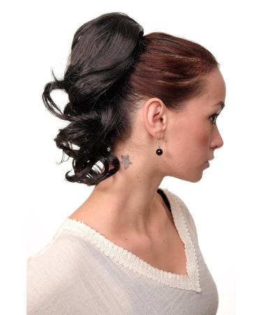 WIG ME UP JL-3023-3 Medium Wavy Hairpiece/Braid (35 cm) - Dark Brown | Elastic Band & Comb Included - Buy Online on GoSupps.com