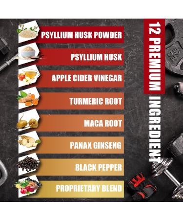 BMVINVOL (2 Packs) Premium Psyllium Husk Capsules - 4 Months Supply - Ginger Fenugreek Turmeric - Psyllium Fiber Capsules for Supports Digestion & Regularity - Buy Online on GoSupps.com