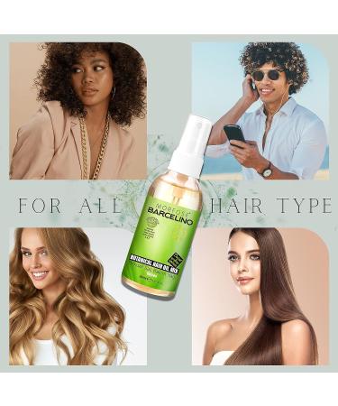 Morfose Barcelino Hair Oil - 12-Oil Blend for Dry, Damaged Hair Growth - Anti-Frizz Formula for Thick, Long, Healthy Hair - Curly Hair Repair - Non-Greasy Unisex Formula - Buy Online on GoSupps.com