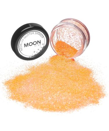 Moon Glow Neon UV Glitter Sprinkles - Bright Orange 5g | International Shipping Available - Buy Online on GoSupps.com