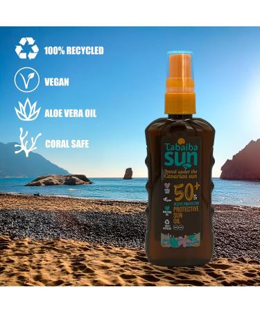  Tabaibaloe Tabaiba Sun 2-Pack of Aloe Vera Sun Oils (2 x 200 ml SPF15) - Buy Online on GoSupps.com