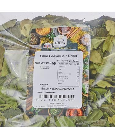 Old India Lime Leaves 250g Premium Air-Dried Leaves for Authentic Cooking - Buy Online on GoSupps.com