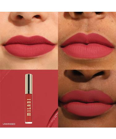 Milani Stay Put Longwear Liquid Lipstick in Unhinged - Smudge-Proof & Kiss-Proof Formula for All-Day Wear - Buy Online on GoSupps.com