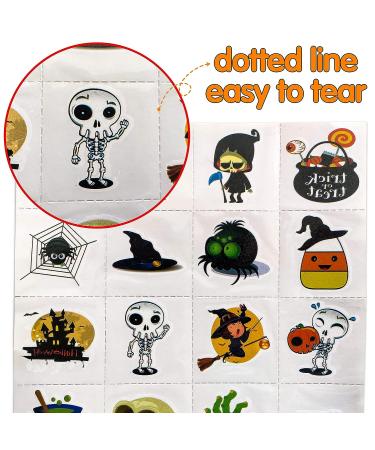 MISS FANTASY Halloween Tattoos - 192 PCS Temporary Glow in The Dark Tattoos for Kids - Buy Online on GoSupps.com