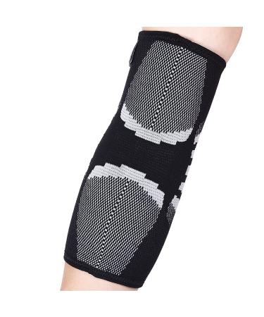 Large Elbow Compression Sleeves (1 Pair) - Tendonitis Support for Prevention & Recovery - Buy Online on GoSupps.com