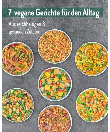 LiveFresh Vegan Bowls 21x400g - Low Carb High Protein | Quick 100% Vegan Meals for Every Day - Buy Online on GoSupps.com