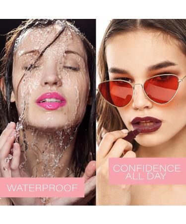 Miss Rose Long-lasting Lipstick Set - 12 PCS Multi Colored Matte Lip Colors - Buy Online on GoSupps.com