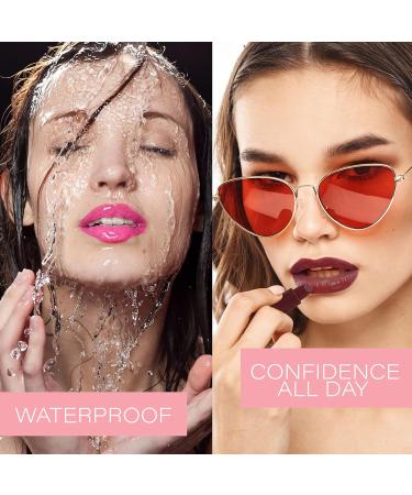 Miss Rose Matte Lipstick Set - 12 Long Lasting Waterproof Highly Pigmented Shades for Women | Perfect for All Occasions & Makeup Lovers - Buy Online on GoSupps.com