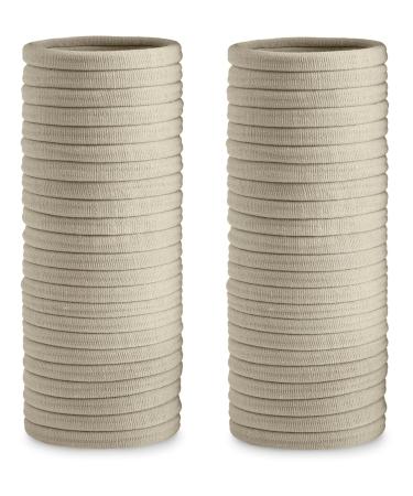 Buy Soul Project Hair Ties - 50 Pack No Metal Elastic Bands for All Hair Types Perfect for Ponytails & Buns - Light Blonde Ideal for School Work or Gym - Buy Online on GoSupps.com