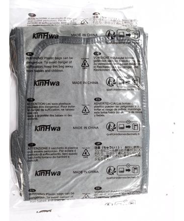 Kinhwa Microfiber Makeup Remover Cloths - Washable & Reusable 6 Pack (15x30cm) - Dark Gray - Perfect for Face Cleansing - Buy Online on GoSupps.com