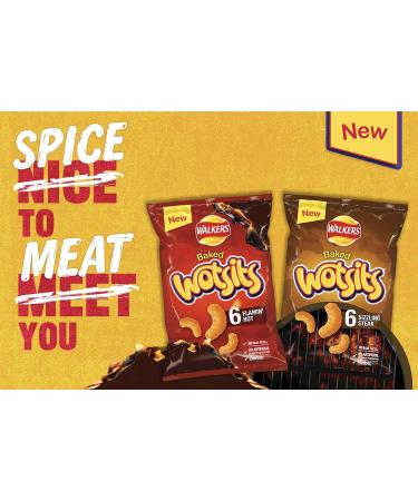 Walkers Walkers Wotsits Flamin Hot Snacks 16g (Pack of 6) - Buy Online on GoSupps.com