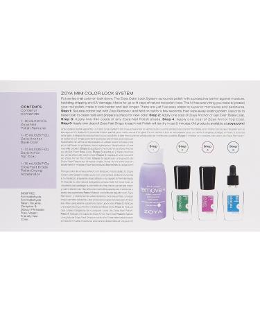 ZOYA Mini Color Lock System Manicure Kit | Long-Lasting Nail Polish Set - Buy Online on GoSupps.com