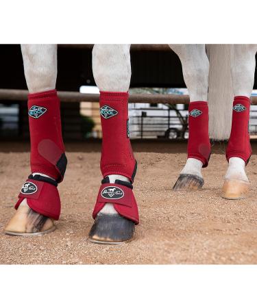 Professional's Choice 2XCOOL Sport Medical Boots - 4-Pack Medium Crimson | International Shipping Available - Buy Online on GoSupps.com