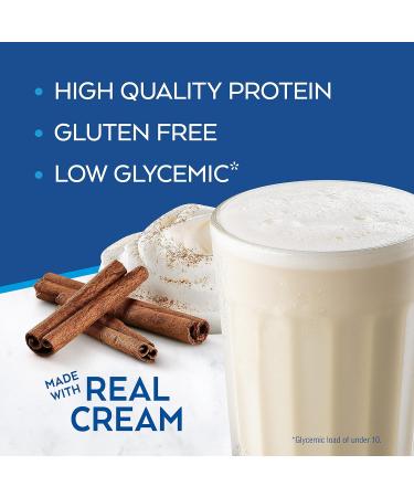 Atkins Creamy Cinnamon Swirl Protein Shake - 12 Count (3 Packs of 4) | High Protein, Low Glycemic, Gluten Free - Buy Online on GoSupps.com