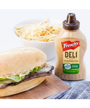 French's Horseradish Mustard 12 oz - Pack of 12 | Premium Quality Condiment - Buy Online on GoSupps.com
