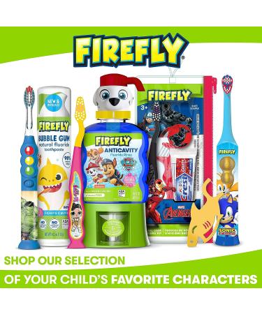 FIREFLY Light-up Timer Toothbrush 2 Count Assorted with Suction Cup - Pack of 1 - Buy Online on GoSupps.com
