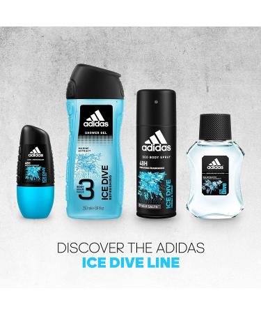 Adidas Ice Dive 24 Hours Fresh Boost Cool Tech Deodorant Body Spray for Men 4 Ounce - Buy Online on GoSupps.com