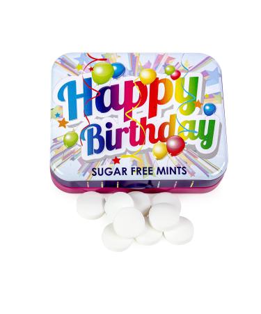 Happy Birthday Mints 30g Mints embossed tin birthday gift