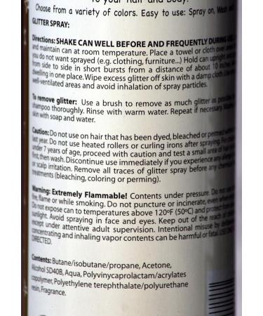 Spray On Wash Out White Hair Color Temporary Hairspray Great For Costume or Halloween Party - Buy Online on GoSupps.com