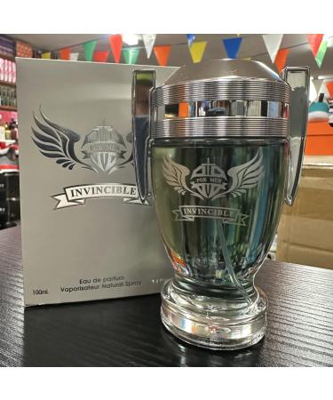 Invincible For Men Eau de Parfum Natural Spray 3.4 Fl Oz 100ml