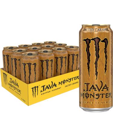 Monster Energy Java Salted Caramel 444mL Cans Pack of 12
