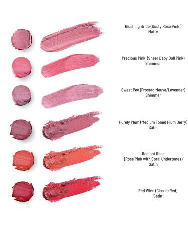 Mom's Secret Organic Vegan Lipstick - Precious Pink Shimmer (0.07 oz) | Made in USA, Gluten-Free, Cruelty-Free - Buy Online on GoSupps.com