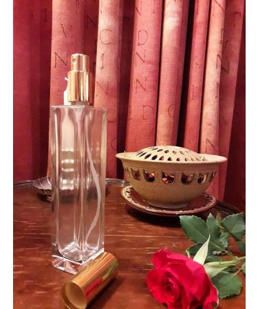 Z nitude Glassworks Empty Tall Glass Perfume Bottle 100ml - Gold - Buy Online on GoSupps.com