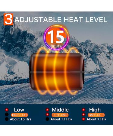 INNOPAW Hand Warmers Rechargeable,10000mAh Split-Magnetic 2 Pack,Electric Reusable Hand Warmers Power Bank Portable Charger,3 Levels,Outdoor in Winter Black - Buy Online on GoSupps.com