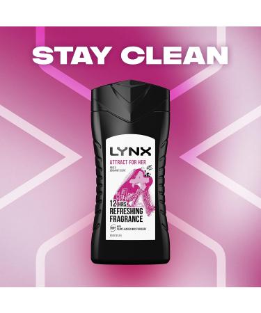 LYNX Attract for Her bodywash & body spray Washbag 2 piece Gift Set perfect for her daily routine - Buy Online on GoSupps.com