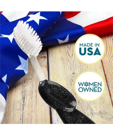 RADIUS Big Brush BPA Free Toothbrush - ADA Accepted Left Hand Assorted - Boost Gum Health - Pack of 6 - Buy Online on GoSupps.com