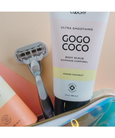 Coochy Ultra Smoothing Body Scrub | Gentle Exfoliating Body Scrub for Sensitive Skin | Removes Dead Skin Cells Prevents Ingrowns | Paraben-free Cruelty-free | Mango Coconut 5 oz/148 mL 5 Fl Oz (Pack of 1) Multi - Buy Online on GoSupps.com