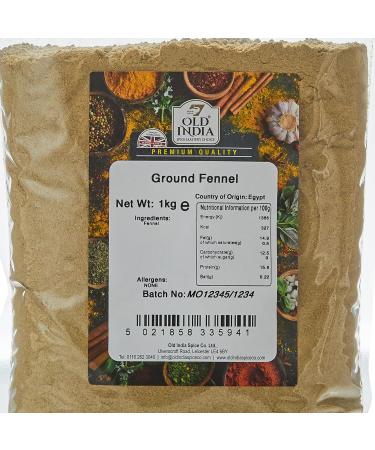 Old India Fennel Seeds Ground 1 Kg (Pack of 2) 1kg (Pack of 2) - Buy Online on GoSupps.com