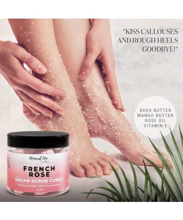 Body Scrub Exfoliator - 12oz SWEET Orange French Rose Sugar scrub cubes w/Mango Butter & Shea butter- Ultra Hydrating & Moisturizing Natural Organic for all body For hands arms legs elbow foot - Buy Online on GoSupps.com