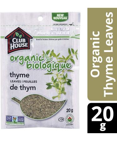 Club House Quality Natural Herbs & Spices Organic Thyme Leaves 20g 20 g (Pack of 1) - Buy Online on GoSupps.com