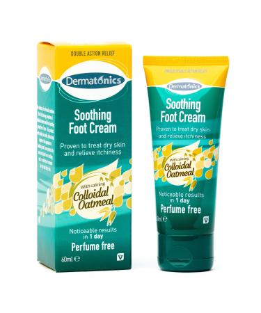 Dermatonics 10% Urea Natural Foot Soothing Cream with Manuka Honey   Removes Hard Skin  Moisturizes and Rehydrates Cracked Heels  Rough  Dead and Dry Skin   For Feet  Elbows  & Hands  2 oz. Tube