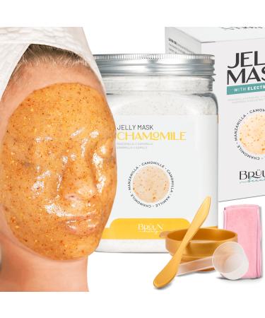 Br un Peel-Off Chamomile Jelly Mask for Face Care-A 23 Fl Oz Rubber Mask Jar for 30 To 35 Treatments-A Skin Care Moisturizing Gel Mask of Spa Set for Men Women and Adults - Buy Online on GoSupps.com