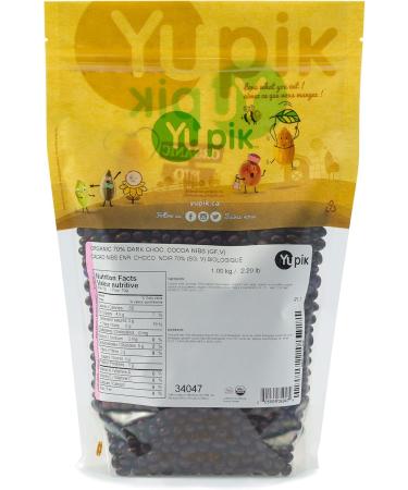 Yupik Organic 70-Percent Dark Chocolate Cocoa Nibs 1Kg 1 kg - Buy Online on GoSupps.com