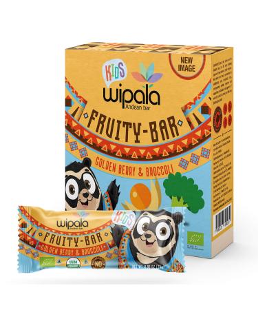 Wipala KIDS Fruity Bars USDA Organic Healthy (Goldenberry and Broccoli)