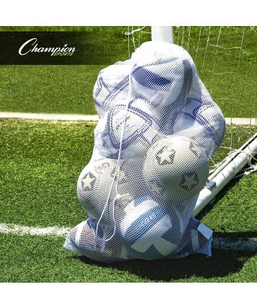 Champion Sports Mesh Equipment Bag 24x48 Black - Durable and Spacious - Buy Online on GoSupps.com