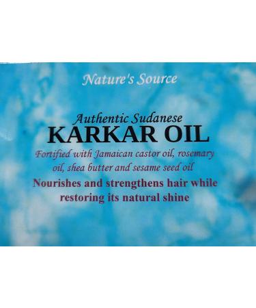 480ML Authentic Sudanese Karkar Hair Cream fortified with Jamaican Black Castor Oil Shea Butter Sesame Seed Oil and Rosemary Oil - Buy Online on GoSupps.com