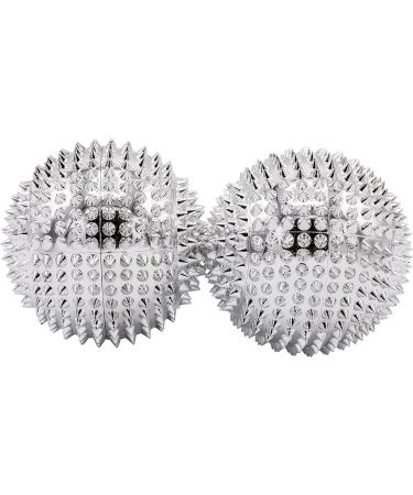 Chi Enterprise Magnetic Massage Balls - Medium Fascia Therapy for Acupressure | 2 Hedgehog Balls with 228 Acupressure Needles - Buy Online on GoSupps.com