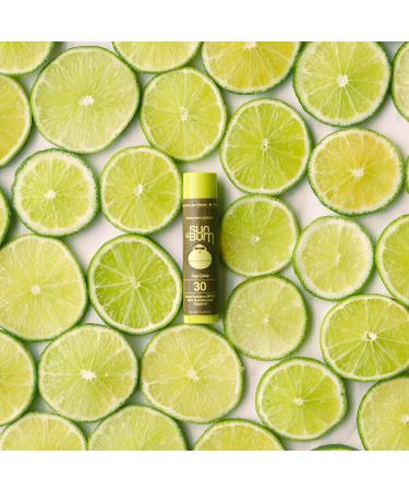Sun Bum Lip Balm Banana SPF 30 1 Count Broad Spectrum UVA/UVB Protection Hypoallergenic Paraben Free Gluten Free Vegan - Buy Online on GoSupps.com