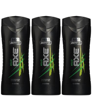 Axe Kilo Refreshing Shower Gel 16 fl oz - Pack of 3 | Energizing Body Wash Trio - Buy Online on GoSupps.com